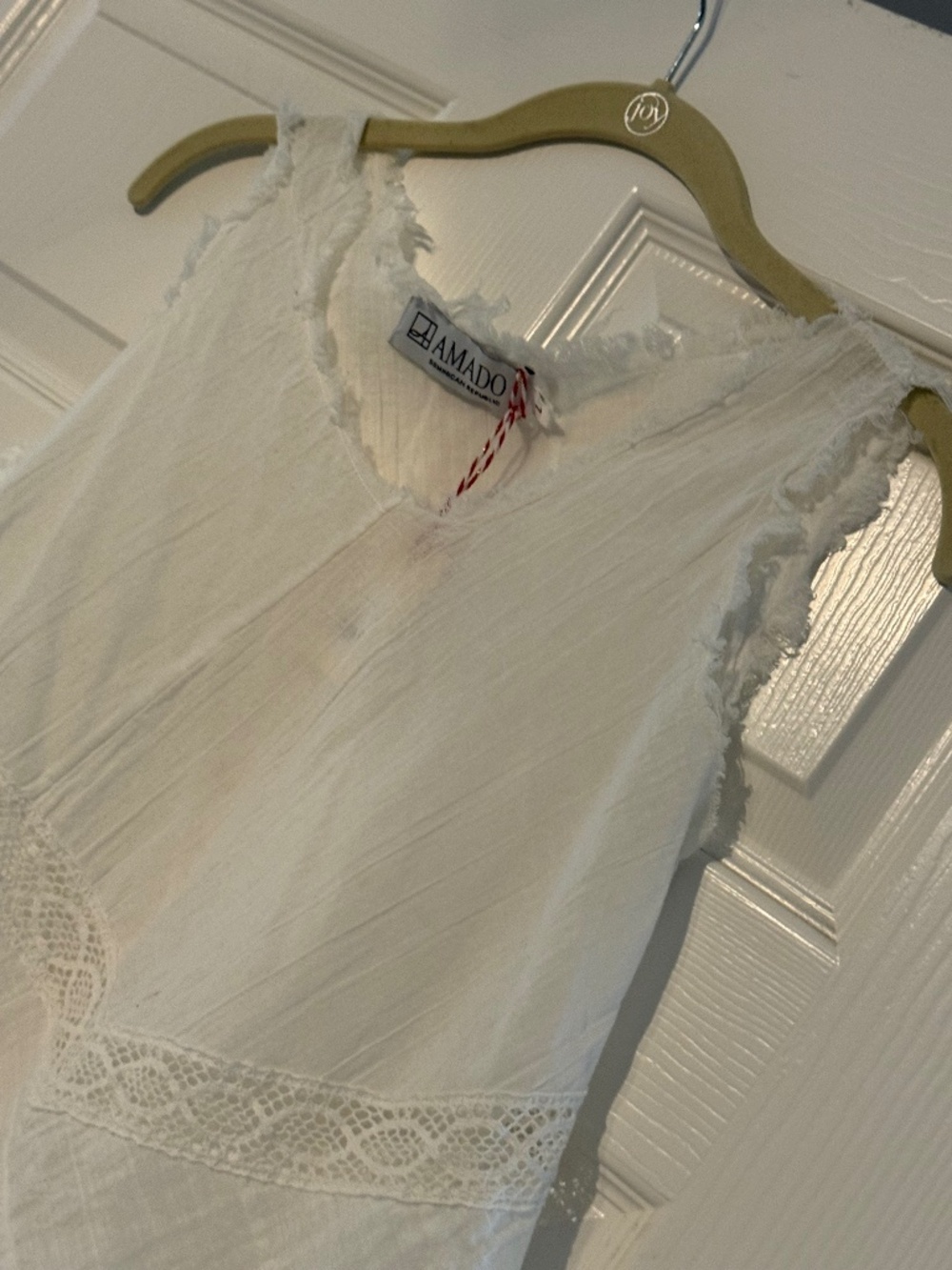 AMADO Sleeveless Cotton Shirt NWT
